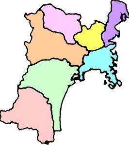 宮城県地域区分図